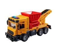 Dump Truck Toy, Electric Construction Vehicle, Light Sound Transport Truck, Interactive Play Engineering Toy for Adults Outdoor Sand Farm Dirt Race Track Birthday Educational Building 25 x 8,8 x 12 cm