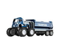 Dump Truck Toy, Simulation Engineering Vehicle Large Autotruck, Friction-Powered Toddler Truck, 6.1x3.74x2.95 inches Movable Parts for Boys and Girls Birthday, Outdoor Play