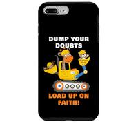 Dump Your Doubts, Load up on Faith! Kids Construction Animal Custodia per iPhone 7 Plus/8 Plus