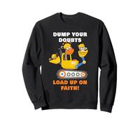 Dump Your Doubts, Load up on Faith! Kids Construction Animal Felpa