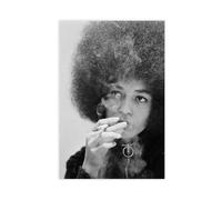 DUMPER Angela Davis Muziekposter su tela di Muurkunst Art poster da parete decorazione artistica da parete per soggiorno camera da letto decorazione 12 x 18 pollici (30 x 45 cm)
