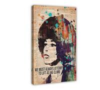 DUMPER Angela Davis Muziekposter su tela di Muurkunst Art poster da parete decorazione artistica da parete per soggiorno camera da letto decorazione 12 x 18 pollici (30 x 45 cm)