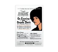 DUMPER Muziekposter su tela di Angela Davis Muurkunst, decorazione per camera da letto, ufficio, stanza, regalo, 40 x 60 cm