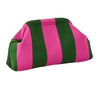 Dumpling Clutch Borshes for Women - Design a maglia Frizione di gnocchi con chiusura del blocco dei baci | Borse per le borse da donna delle donne | Gruggine all'uncinetto per la spiaggia, la cena, i