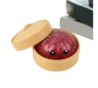 Dumpling Fidget Toy - Thermoplastic Rubber 9,5 x 9,5 x 6 cm | Fidget Toy, Glitter Dumpling Sensory Fidgets | Pressure Sensory Toys For Home Office Classroom Meeting Birthday Valentines Party