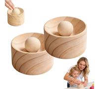 Dumpling Maker, 2Pezzi Stampo Per Pasta Per Ravioli, Cinesi Utensili Da Cucina Manuali In Legno Antiaderente, Riutilizzabile Pressa Manuale Formatrice Di Pasta Uniforme Per Gyoza E Pasticcini Salati