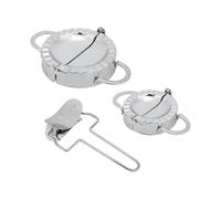 Dumpling Maker 304 Stainless Steel Manual Dumplings Mold Dumpling Wrapper Making Mold Manual Pinch Dumpling Pie Ravioli Mould Pastry Maker Tool