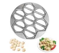 Dumpling Maker Stampo Dumpling Maker 14 fori in lega di alluminio Dumpling Mauch Stampo Facile da usare e pulire per la cucina Strumento per la creazione di gnocchi