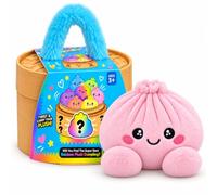Dumpling - Peluche Blind Box, simpatico peluche spremibile, A | Con scatola regalo a vapore in bambù, morbido peluche fidget, sorpresa natalizia per bambini dai 6 anni in su