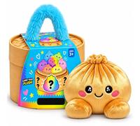 Dumpling - Peluche Blind Box, simpatico peluche spremibile, Q | Con scatola regalo a vapore in bambù, morbido peluche fidget, sorpresa natalizia per bambini dai 6 anni in su