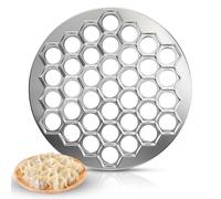 Dumpling Ravioli Maker,Russian Raviolini Produttore, 37 fori in lega di alluminio Pelmeni Stampo in metallo, cucina Pressa per pasta russa per la produzione manuale di impasti