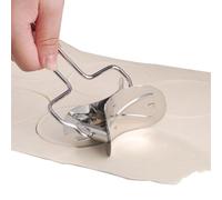 Dumpling Roller, Dumpling Wrapper Dough Cutter, Stainless Steel Pastry Rolling Cutter, Circle Dough Cutters With Handle, Blender And Dumplings Maker, Circle Roller For Cooking Utensils