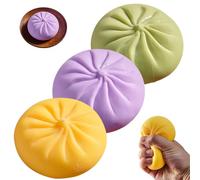 Dumpling Squishies Toy, Dumplings Stress Balls Fidget Sensory Balls, Upgraded Fidget Ball for Office Home, Anxiety Relief Fidget Fidget Gift