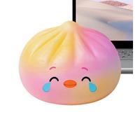 Dumpling Toy - Aesthetic Hand Bun Fidget, Cute Flexible Squeezing Toy with Realistic Texture, High-Elasticity Sensory Material, Stress Reliever Grip, Calming Tool for Kids Teens Youth Adults Family