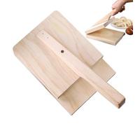 Dumpling Wrapper Maker - Wooden Dough Press Tool, Ravioli Skin Molding Device, Easy Use Cutter & Pressing Mold for Kitchen | Homemade Pasta, Holiday Cooking, Family Gatherings, Creative Meal