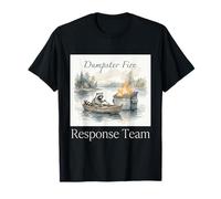 Dumpster Fire Response Team Arte Botanica Maglietta