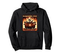 Dumpster Fire Response Team Funny Raccoon Trash Panda Felpa con Cappuccio
