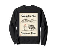 Dumpster Fire Response Team Japanese Raccoon Art Felpa