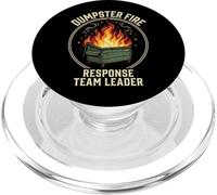Dumpster Fire Response Team Leader Pompiere PopSockets PopGrip per MagSafe