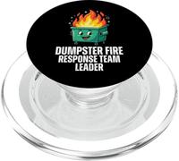 Dumpster Fire Response Team Leader Pompiere PopSockets PopGrip per MagSafe