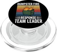 Dumpster Fire Response Team Leader Pompiere PopSockets PopGrip per MagSafe