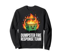 Dumpster Fire Response Team Pompiere Felpa