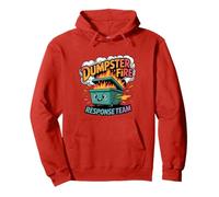 Dumpster Fire Response Team Women Leader Supporto IT divertente Felpa con Cappuccio