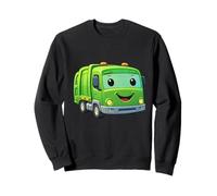 Dumpy The Garbage Truck Sorridente Personaggio Design per Bambini Felpa
