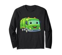 Dumpy The Garbage Truck Sorridente Personaggio Design per Bambini Maglia a Manica