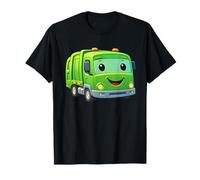 Dumpy The Garbage Truck Sorridente Personaggio Design per Bambini Maglietta