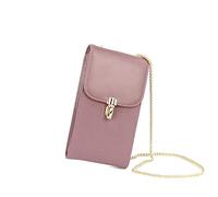 DUMRALBQE Borsa per Telefono Borsa a catena da donna con borsa a tracolla Messenger verticale per le Donne(Rosa)