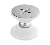 DUMRALBQE Fermaporta Antivento Paraurti for Camera da Letto con Ventosa, anticollisione, fermaporta Silenzioso per Interni per Proteggere Le Pareti(Bianca)