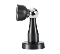 DUMRALBQE Fermaporta Antivento Porta d'ingresso for Bagno e Camera da Letto in Acciaio Inossidabile con aspirazione per Interni per Proteggere Le Pareti(Schwarz)