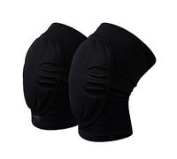 DUMRALBQE Ginocchiere Ginocchiere for Adulti Spugna Wrestling Knee Pad Alta Elastica Corta al Ginocchio Maniche Pallacanestro Danza Spesso Silicone per i Dispositivi di Protezione