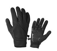 DUMRALBQE Guanti a Dita Intere Guanti di guida della bicicletta esterno inverno mountain bike i guanti pieni impermeabile antivento stoffa per Attività All'aperto(Schwarz,M)
