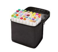 DUMRALBQE Pennarelli Pennarelli a doppia punta for schizzi Set 48 colori per Disegnare Graffiti(White pole)