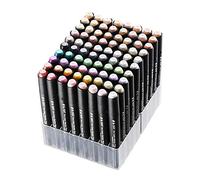 DUMRALBQE Pennarelli Pennarelli artistici a doppia punta a 200 colori con borsa a tracolla Art Sketch per Disegnare Graffiti