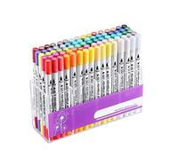 DUMRALBQE Pennarelli Pennarello a base d'acqua a doppia testa Art Sketch for bambini per Disegnare Graffiti(80 colors)