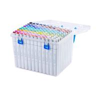 DUMRALBQE Pennarelli Pennarello artistico a doppia punta Pennarelli for schizzi artistici primari per Disegnare Graffiti(168 colors)