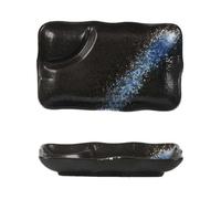 DUMRALBQE Piatti da Portata Occidentali Piatto In Ceramica For Cucinare, For Cena, For La Somma per Ristoranti e Famiglie(Blue Ice)