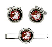 Dunbar Gemelli Scozzesi Del Clan E Fermacravatta Set