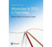 Duncan Cramer Dennis Howitt Introduction to SPSS in Psychology (Tascabile)
