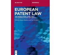 Duncan Matthews European Patent Law (Copertina rigida) De Gruyter Handbuch