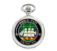Duncan Scottish Clan Crest Full Hunter Orologio da tasca