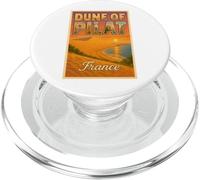 Dune di Pilat Francia Vintage Viaggio Souvenir Art Graphic PopSockets PopGrip per MagSafe
