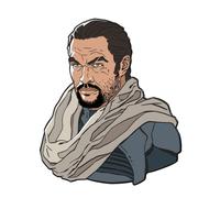 Dune Duncan Idaho Spilla Di Lusso In Smalto