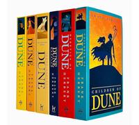 Dune Series 6 Books Collection Set By Frank Herbert (Children Of Dune, Dune, Dune Messiah, God Emperor of Dune, Heretics of Dune, Chapter House Dune)