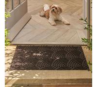 DUNE Waves dark brown 60x90cm, adatto per interni ed esterni, lavabile