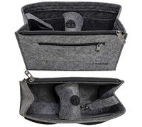 DuneDesign Organizer Borsa 23x10x16cm Organizzatore Feltro Borsa interna Grigio