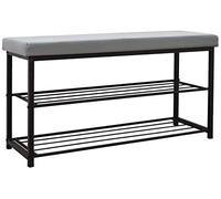 DuneDesign - Scarpiera 96 x 32,5 x 51 cm, colore: Grigio